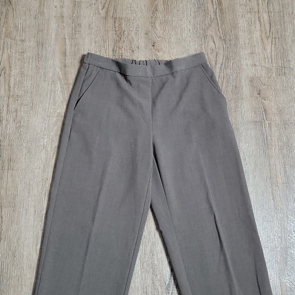 Briggs New York Pull On Career Dress Pants ~ Sz 6P ~ Brown ~ 28.5" Inseam - Picture 3 of 7